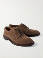 Mr P. - Lucien Suede Derby Shoes - Brown