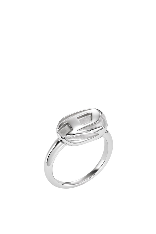 Photo: Diesel Stainless steel signet ring - Rings Mens in Silver