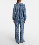Velvet Kendra printed cotton wide-leg pants