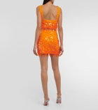 Staud Sequined crop top