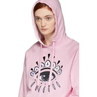 Kenzo Pink Eye Logo Hoodie