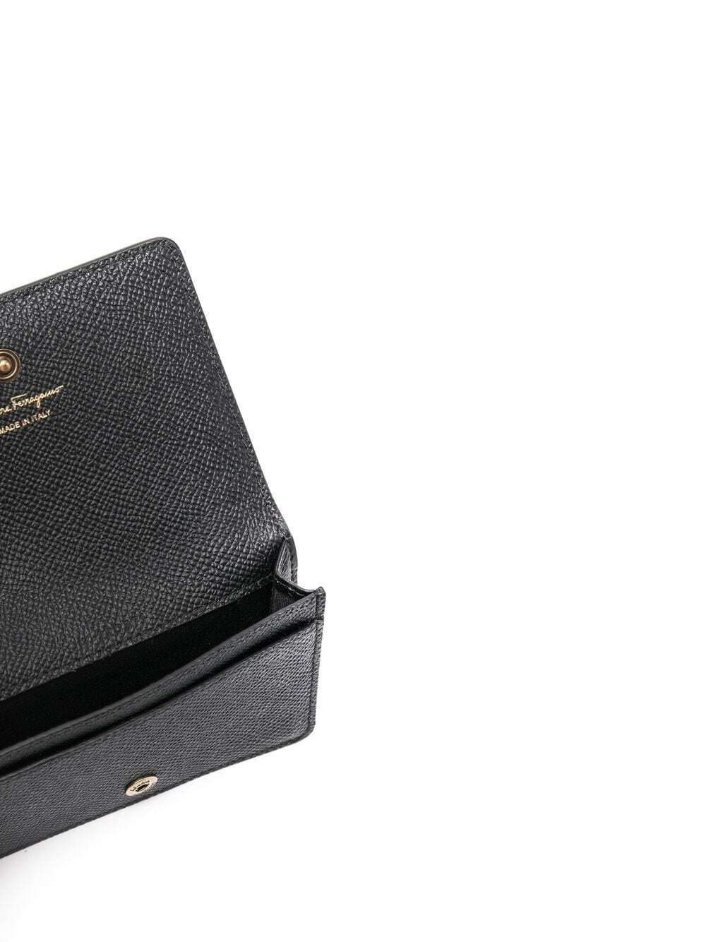 FERRAGAMO - Gancini Leather Card Case
