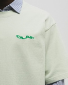 ØLÅF WAVY DRIFT EMBRO TEE Green Mens Shortsleefe