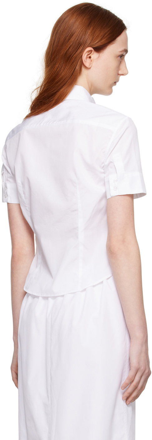 SAKS POTTS ロゴトップス Saks Potts White Asta Shirt Saks Potts