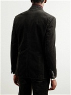 De Petrillo - Slim-Fit Cotton Corduroy Suit Jacket - Brown