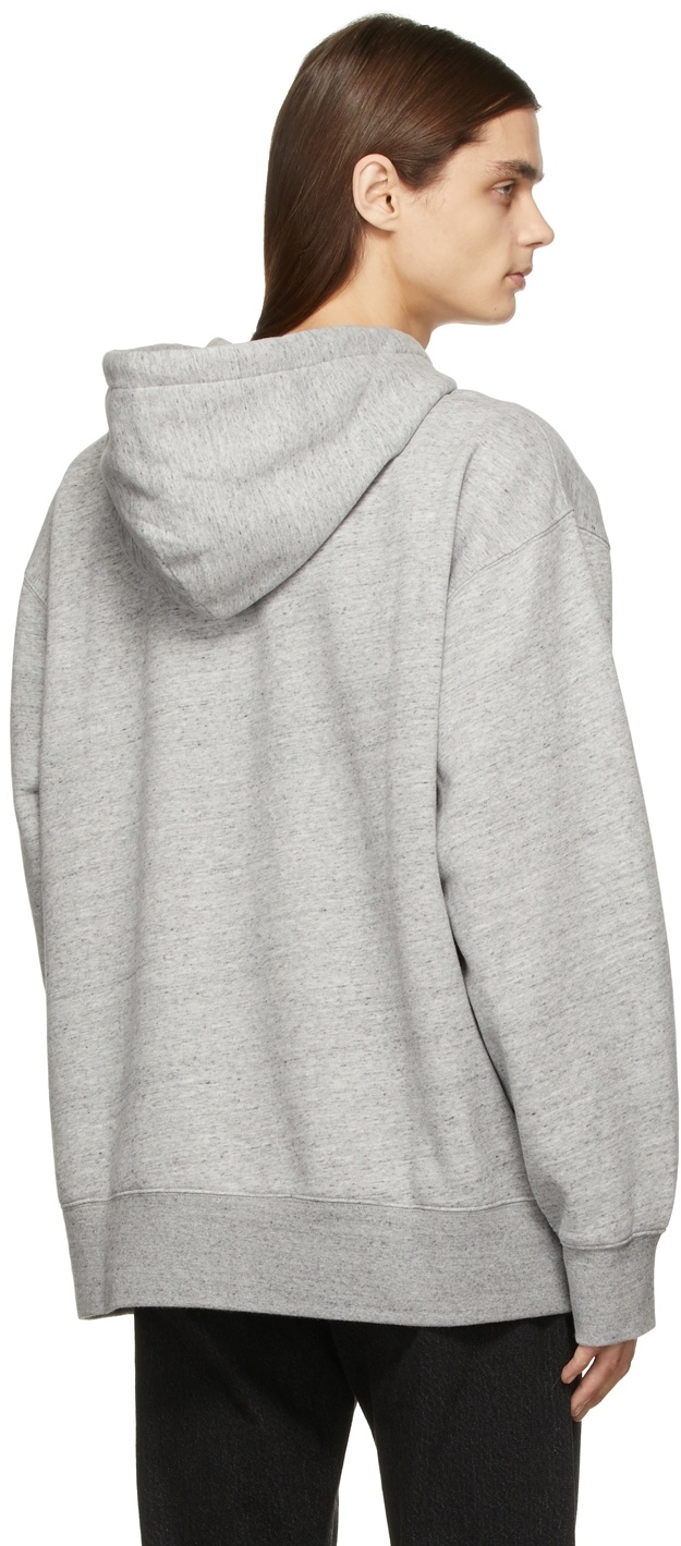 Acne Studios Grey Oversized Hoodie Acne Studios