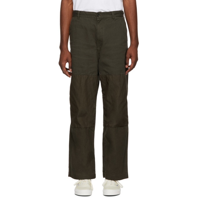 Photo: Comme des Garcons Homme Khaki Mix Trousers