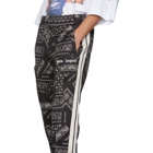 Palm Angels Black Bandana Classic Track Pants