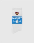 Market Smiley Inner Peace Socks White - Mens - Socks