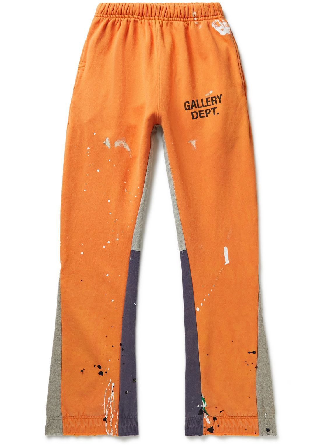 GALLERY DEPT. Tapered Logo-Print Cotton-Jersey Swetpants for Men