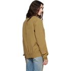Barbour Tan Royston Cotton Harrington Bomber Jacket