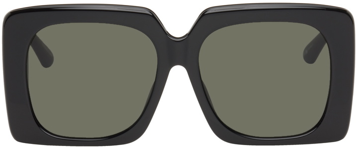Photo: LINDA FARROW Black Sierra Sunglasses
