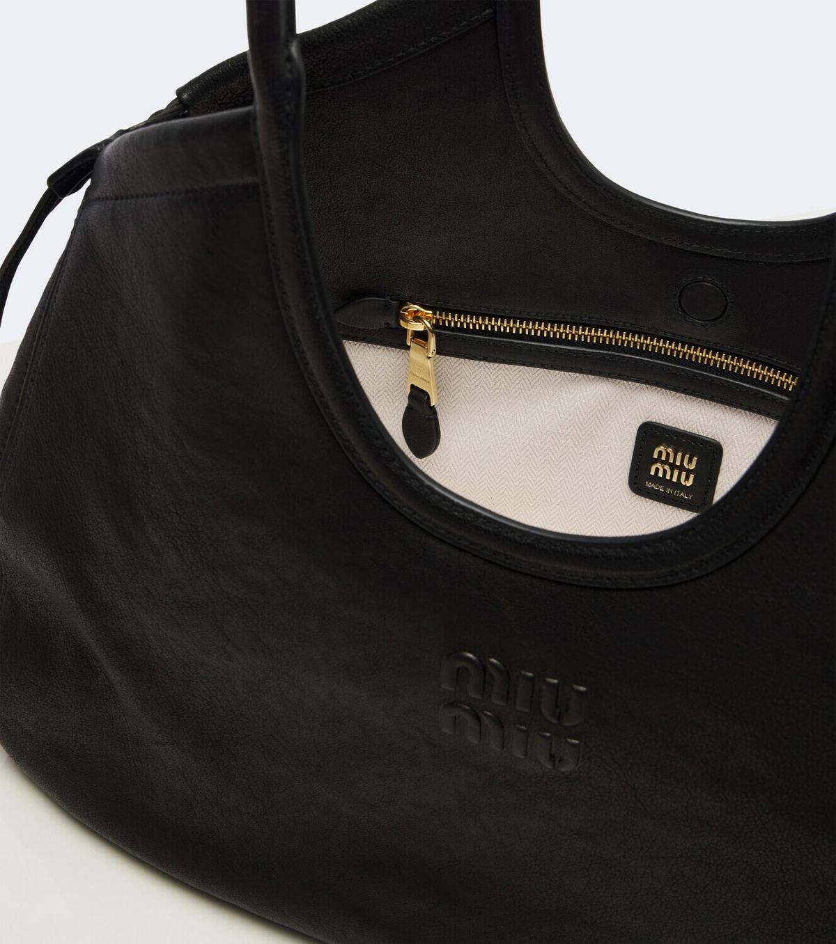 Miu Miu Ivy leather shoulder bag