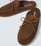Miu Miu Suede mules