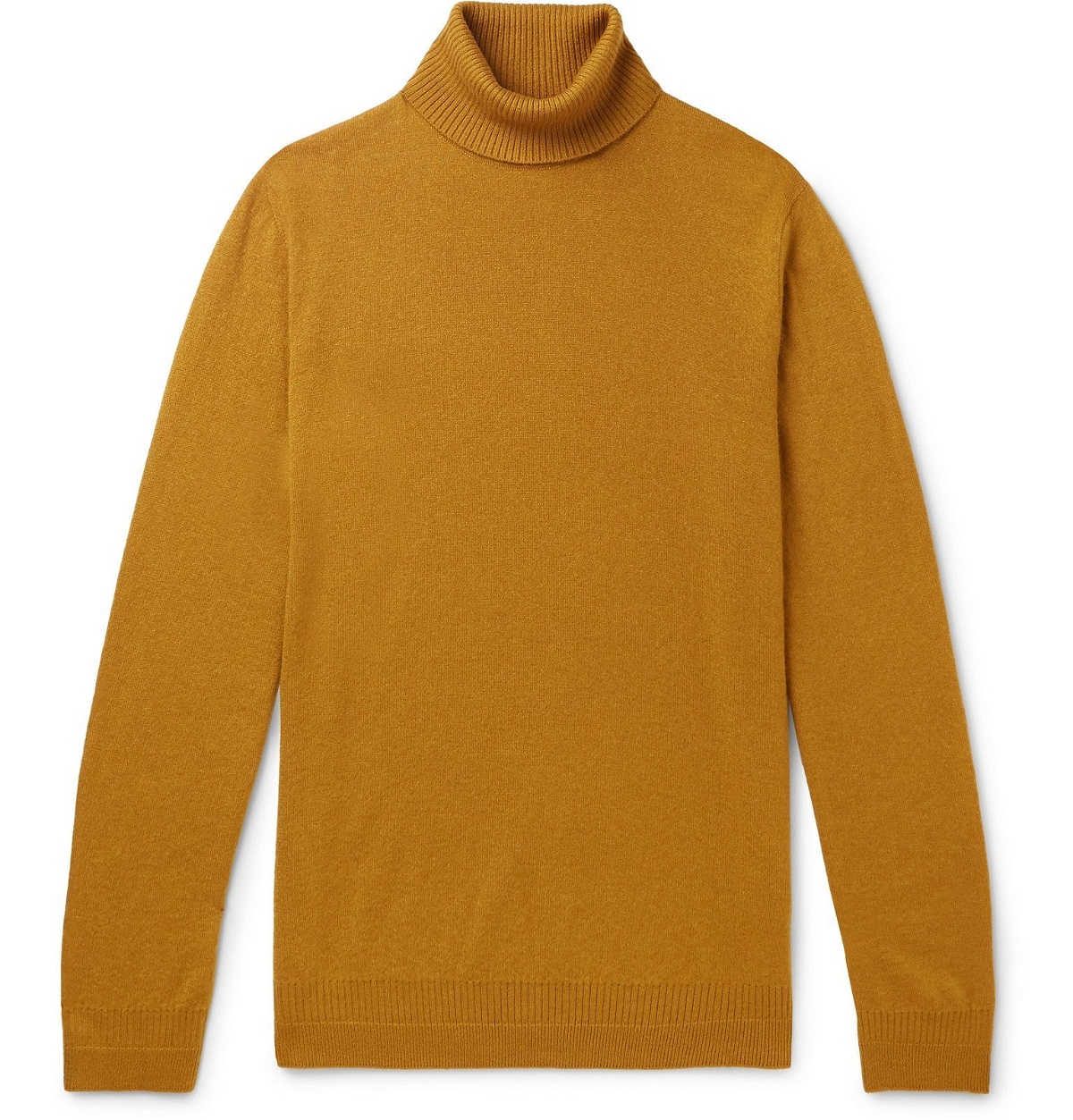 Loro Piana - Cashmere and Silk-Blend Rollneck Sweater - Yellow Loro Piana