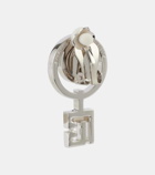 Balmain Faux pearl embellished clip-on earrings
