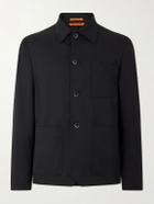 Barena - Wool-Blend Gabardine Overshirt - Black