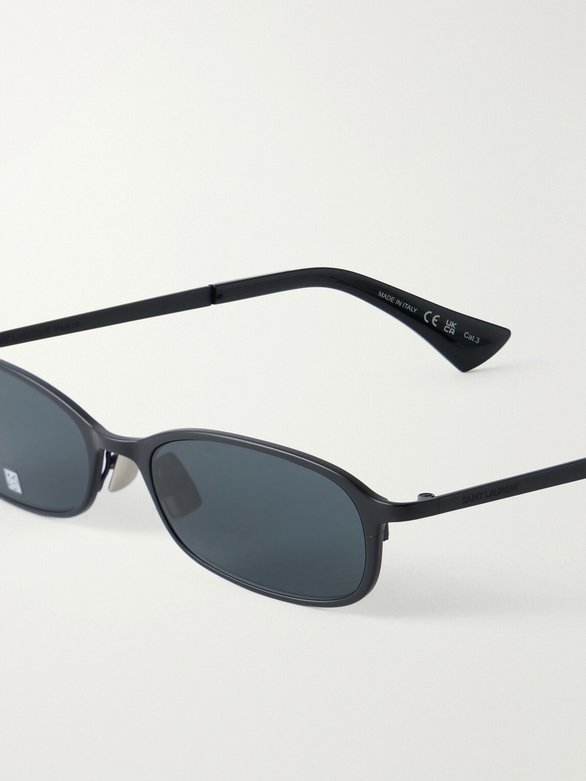 SAINT LAURENT - SL 934 MIA Square-Frame Metal Sunglasses