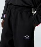 Balenciaga x NBA logo cotton fleece sweatpants