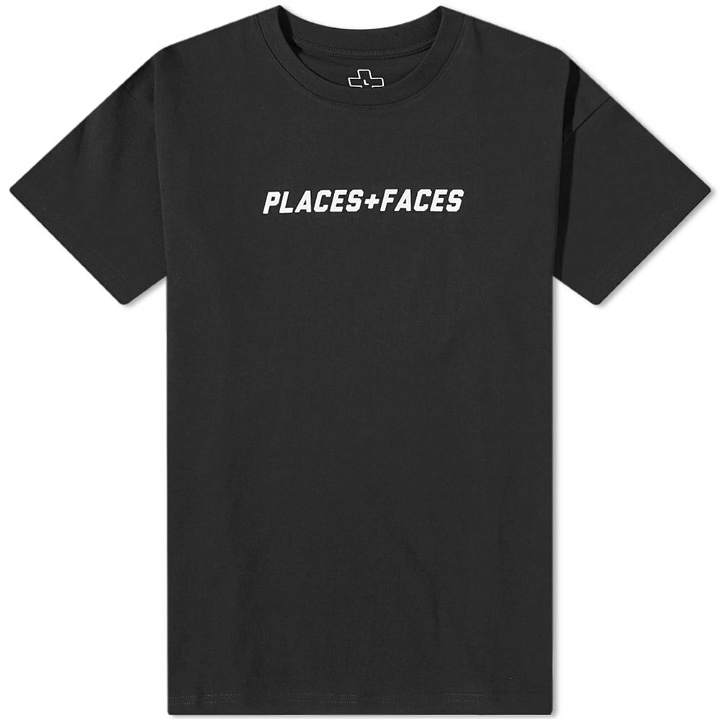 Photo: PLACES+FACES Men's Signature Logo T-Shirt in Black