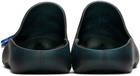 Burberry Blue Stingray Clogs