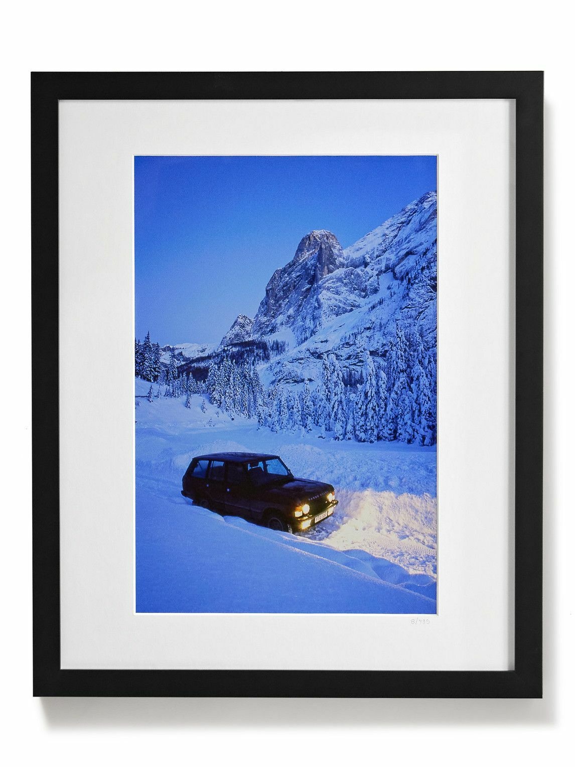 Photo: Sonic Editions - Framed 2022 Range Rover in the Dolomites Print, 16&quot; x 20&quot;