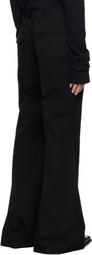 Ann Demeulemeester Black Leek Relaxed Bootcut Trousers