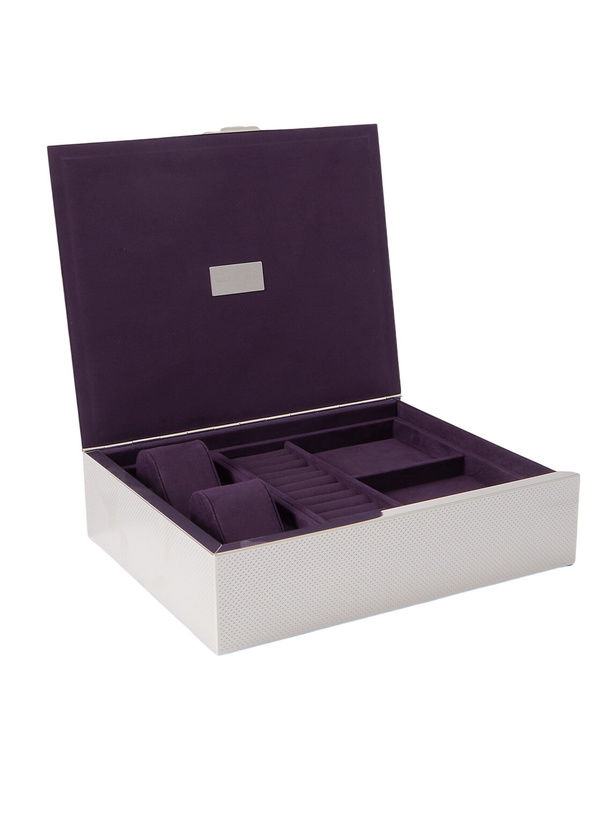 Photo: WOLF - Silver-Plated Watch and Jewellery Box