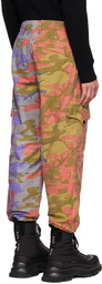 Stone Island Multicolor Printed Cargo Pants