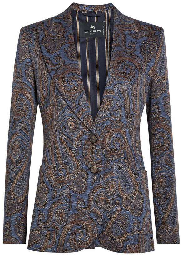 Photo: Etro Paisley-jacquard Blazer Multicoloured