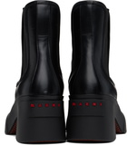 Marni Black Pablo Toe Chelsea Boots