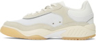 A.P.C. White & Beige Andrea Court Sneakers