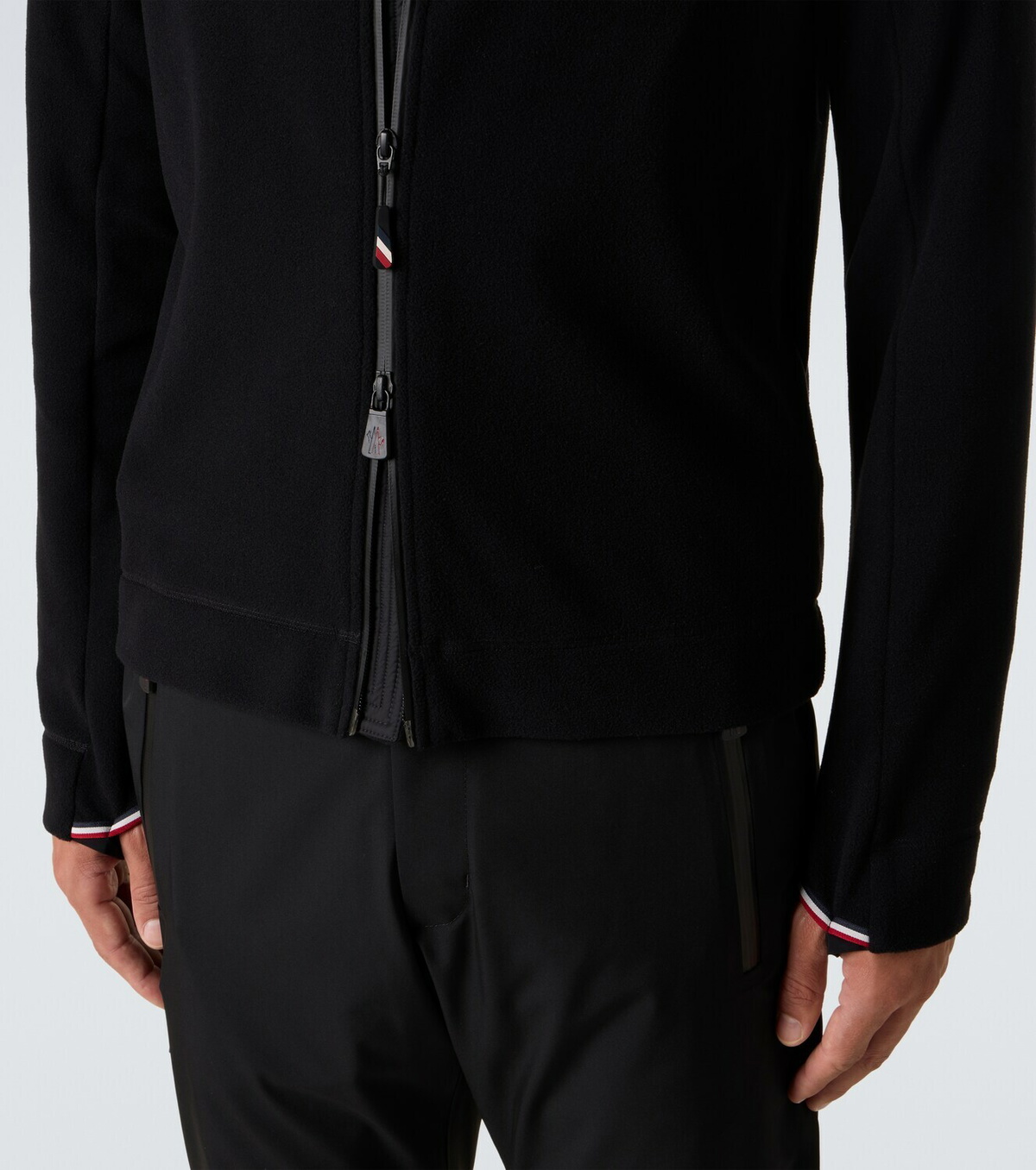 Moncler Grenoble Fleece zip-up cardigan