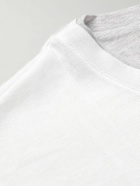 Eleventy - Giza Cotton-Jersey T-Shirt - White