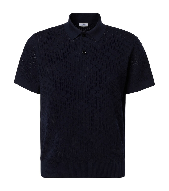 Photo: Burberry Wool polo shirt