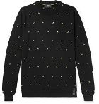 Fendi - Slim-Fit Intarsia Wool-Blend Sweater - Black