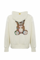 Barrow Cotton Hoodie With Teddy Print