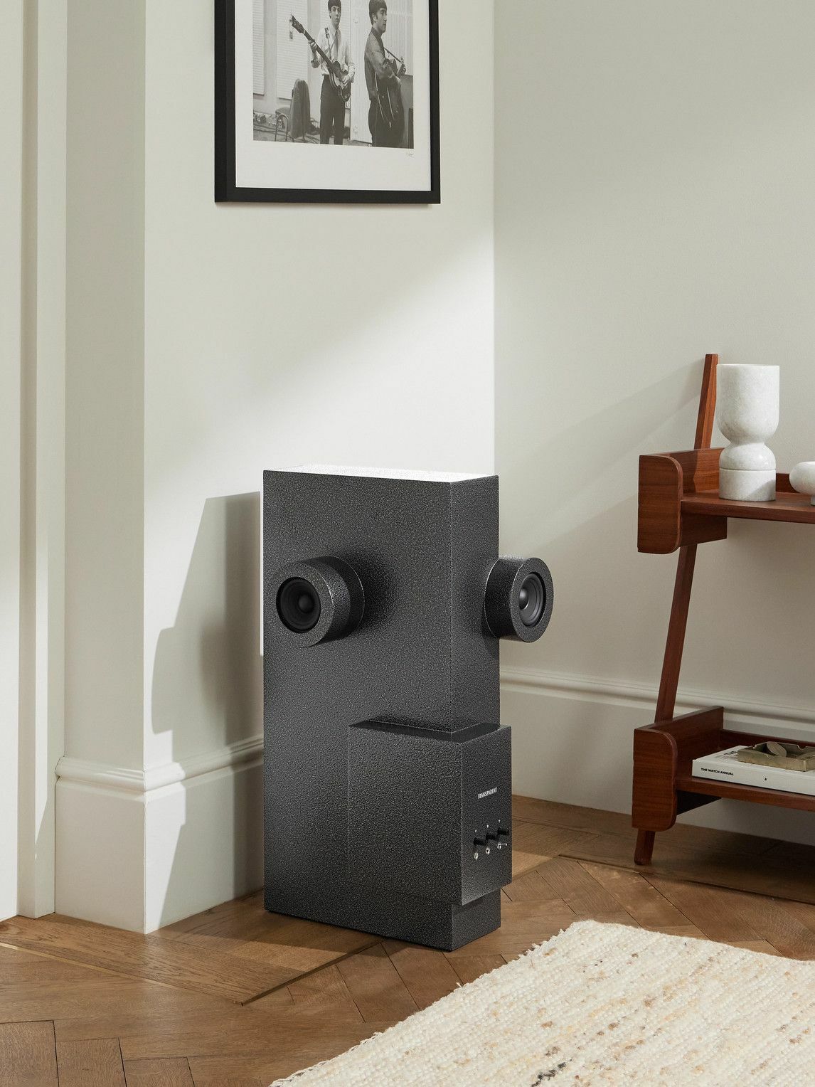 TRANSPARENT SPEAKER - Brutalist Recycled-Aluminium Speaker
