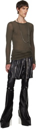 Rick Owens Black & Off-White Concordians Bela Boxers Shorts