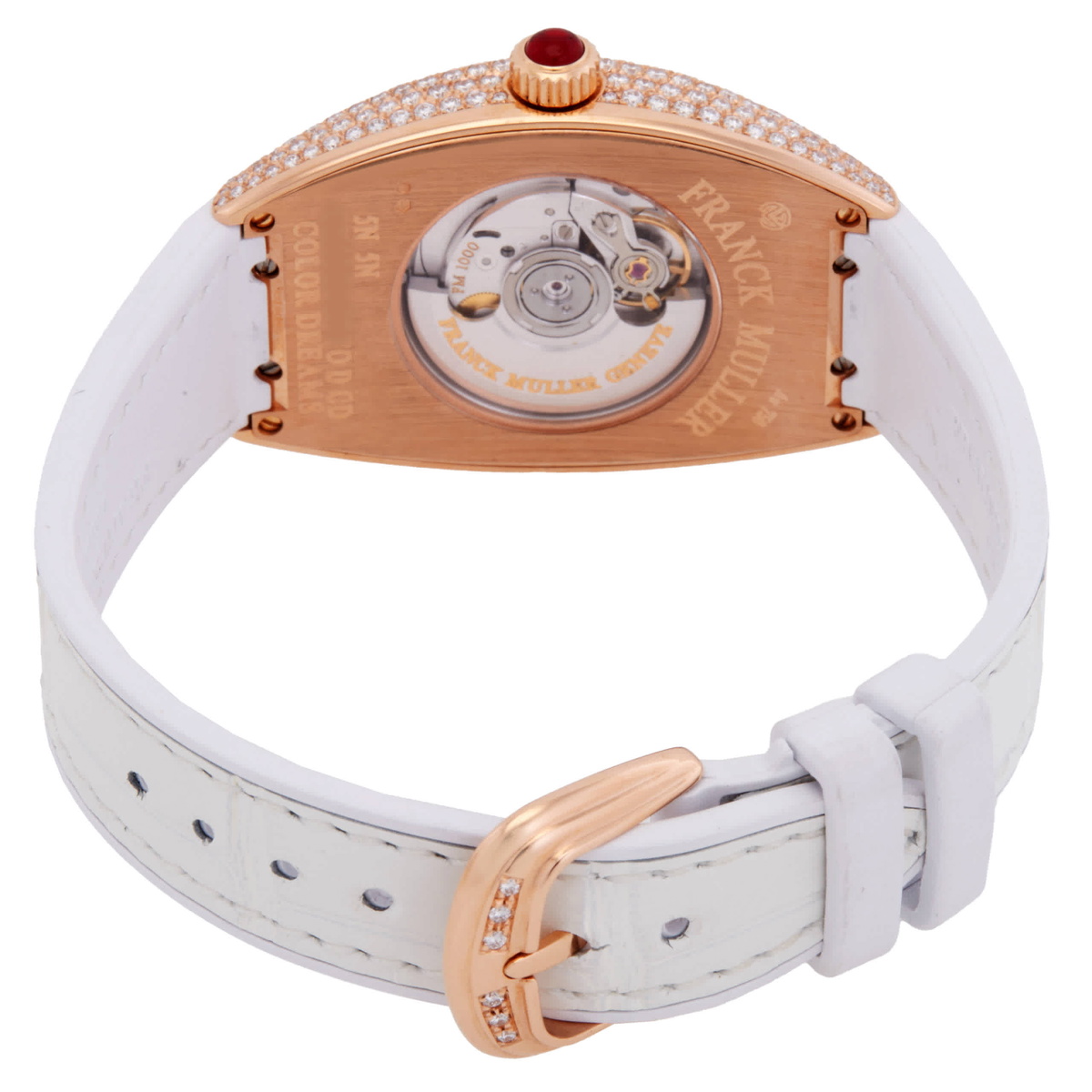 Franck Muller Curvex CX Automatic Diamond Ladies Watch CX 30 SC AT FO D CD 5N (WHITE)