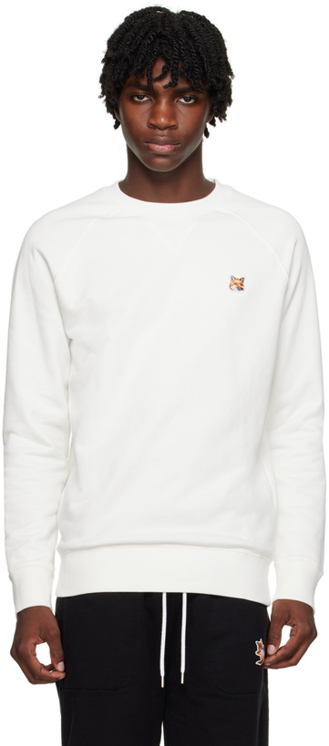 Photo: Maison Kitsuné Off-White Fox Head Sweatshirt