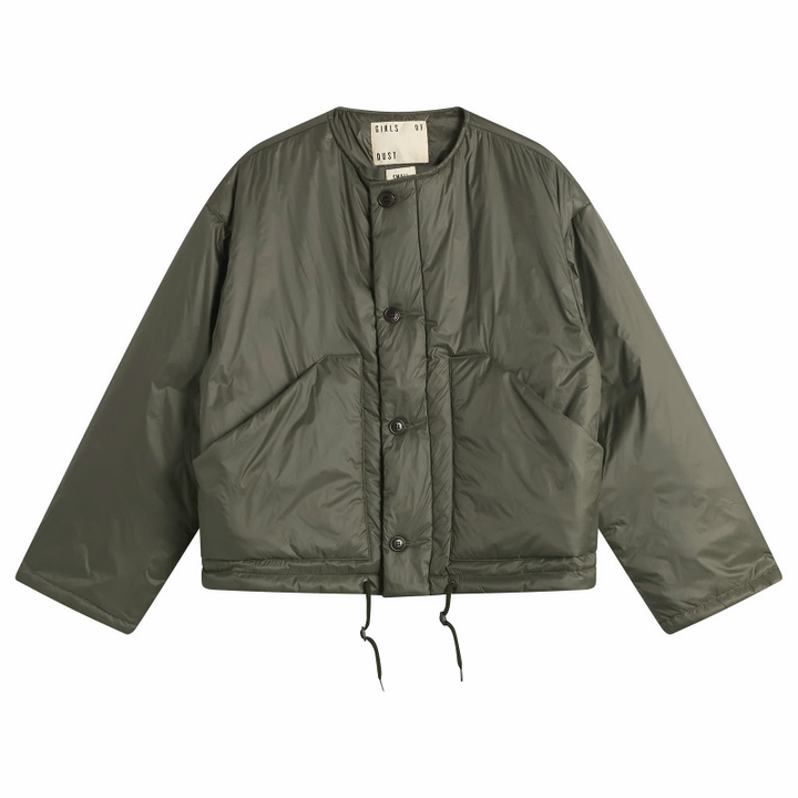 Photo: Girls of Dust Women's Nuclear Nylon Jacket in Dusty Green