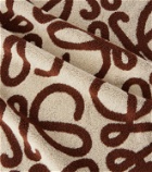Loewe Paula's Ibiza Anagram cotton terry beach towel