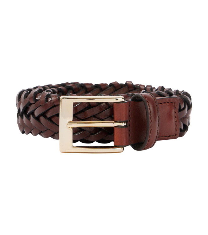 Photo: Lardini Braided leather belt
