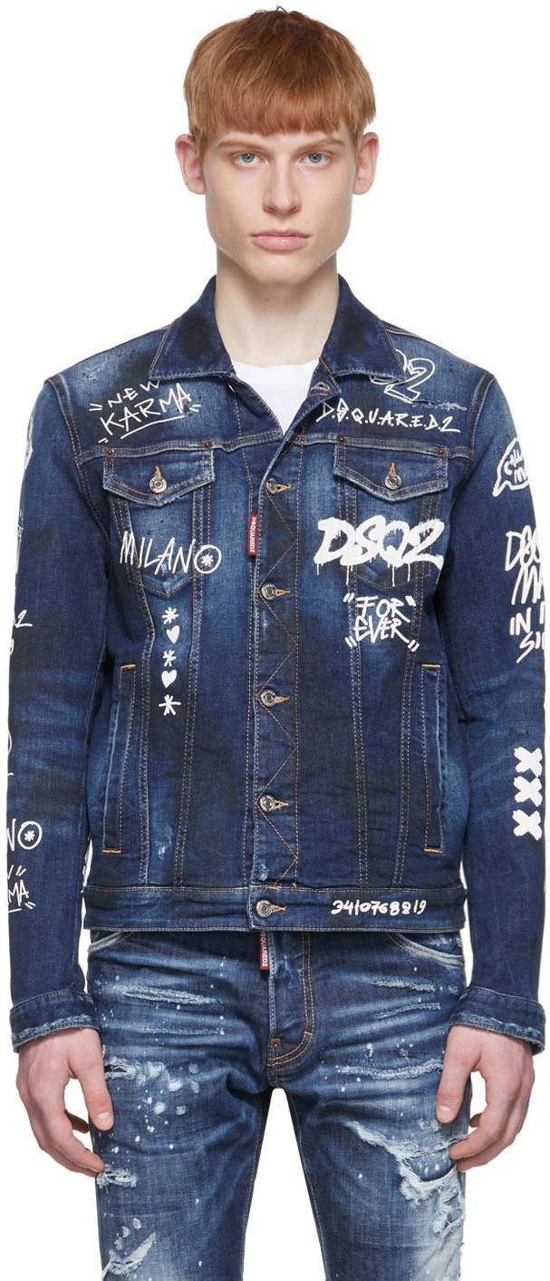 Jacket DSQUARED2 Men color Blue