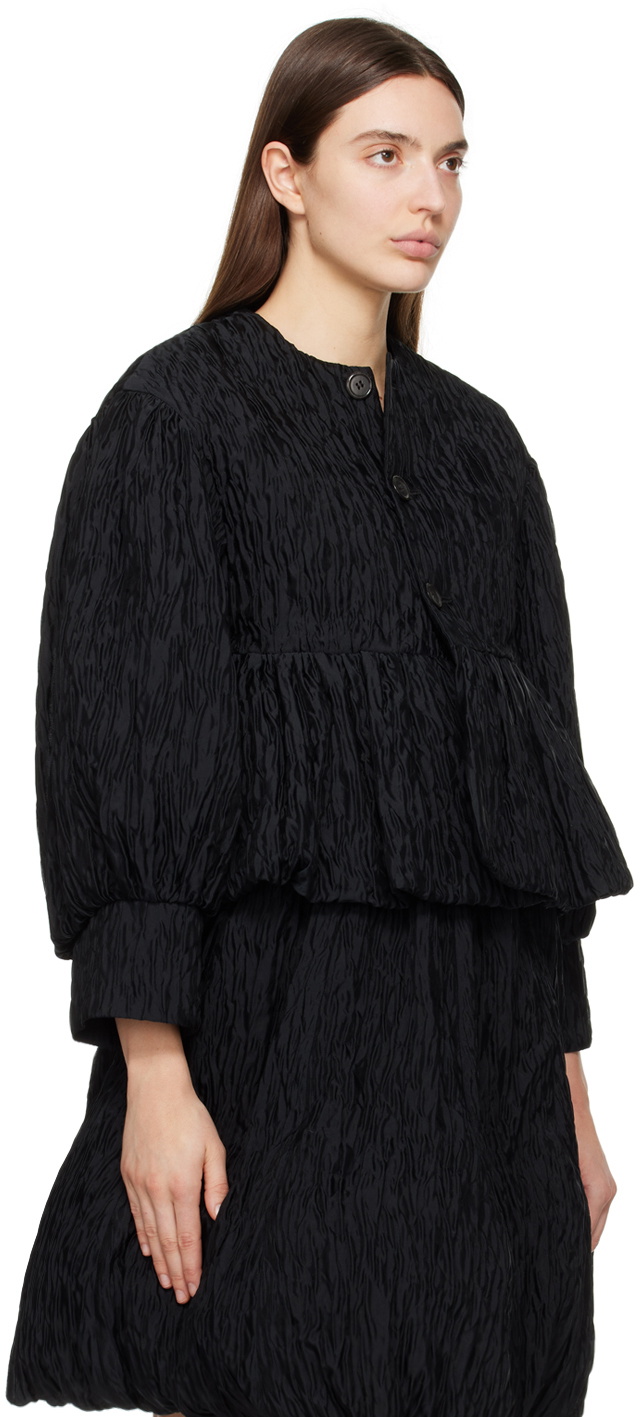 Noir Kei Ninomiya Black Puff Sleeve Jacket