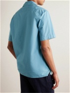 Armor Lux - Camp-Collar Cotton-Poplin Shirt - Blue