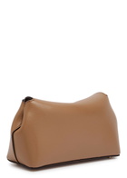 Toteme T-lock Mini Leather Clutch - Camel - One Size