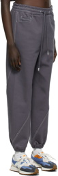 ADER error Grey Denim Stitch Lounge Pants