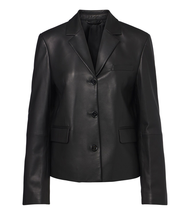 Photo: Toteme Leather blazer